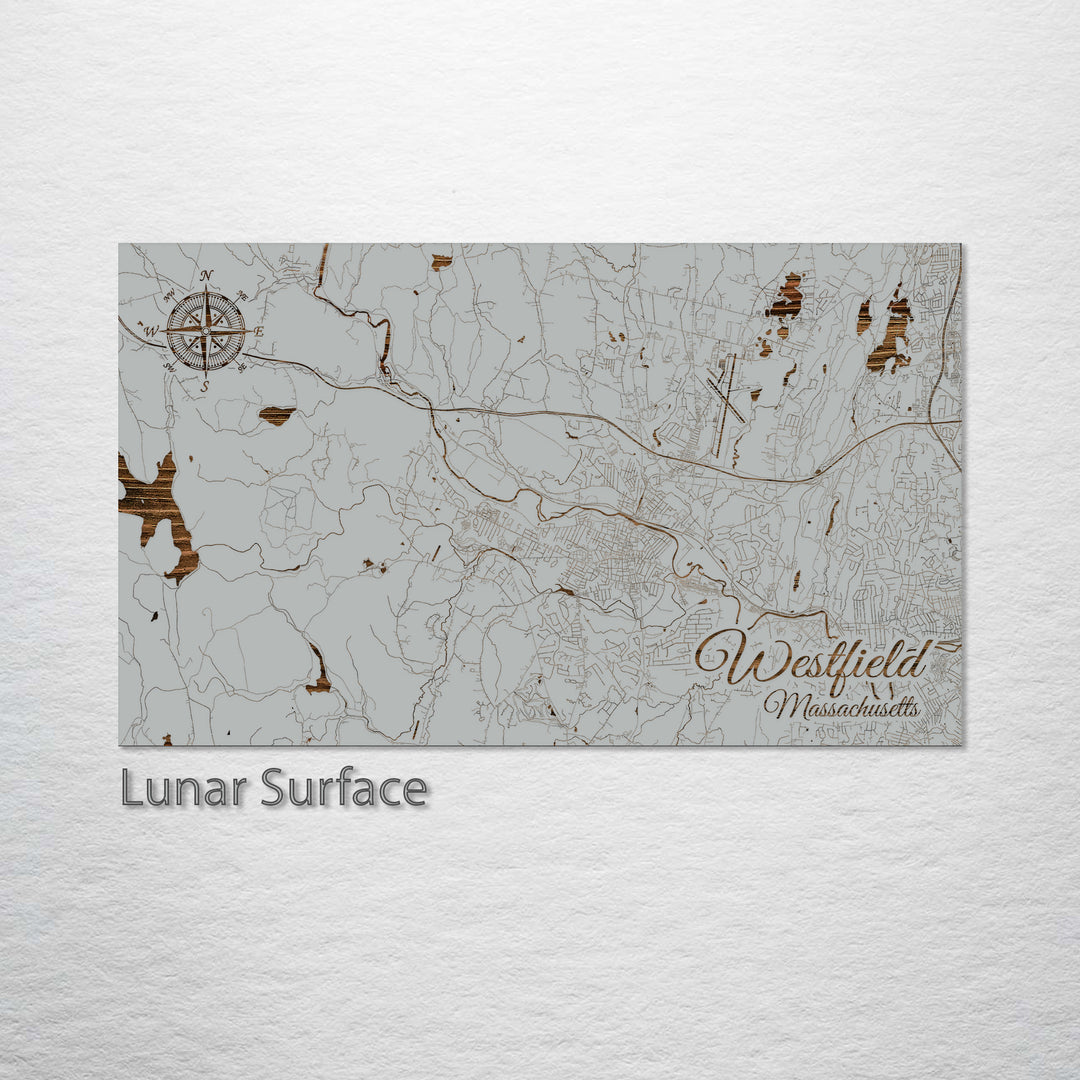 Westfield, Massachusetts Street Map