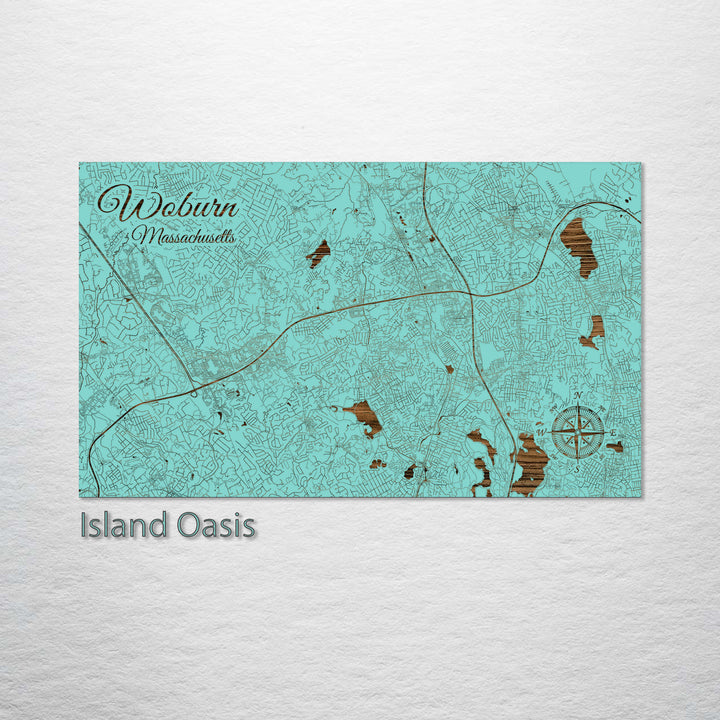 Woburn, Massachusetts Street Map