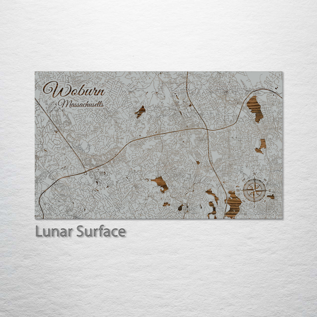 Woburn, Massachusetts Street Map