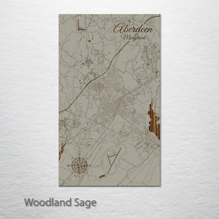 Aberdeen, Maryland Street Map