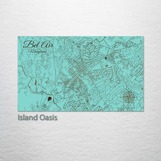 Bel Air, Maryland Street Map