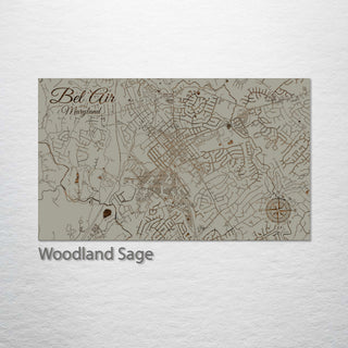 Bel Air, Maryland Street Map