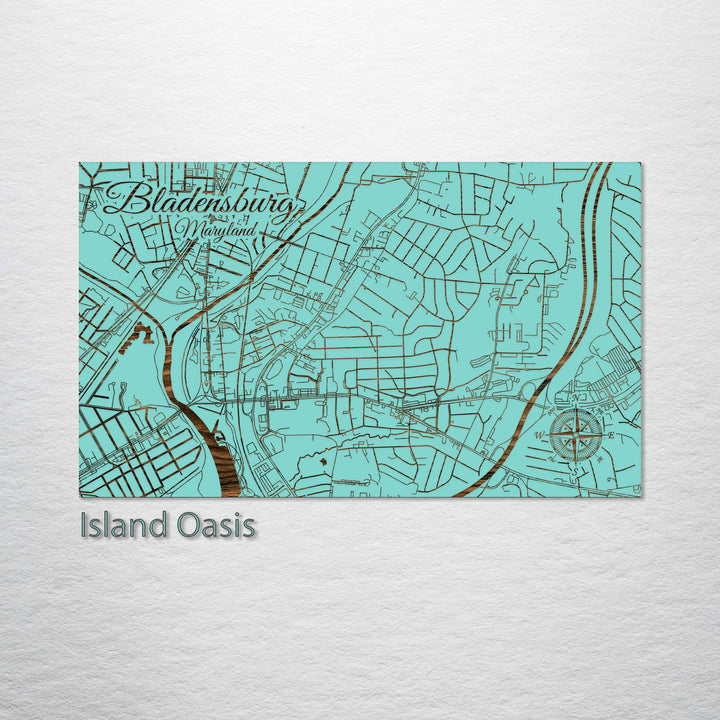 Bladensburg, Maryland Street Map