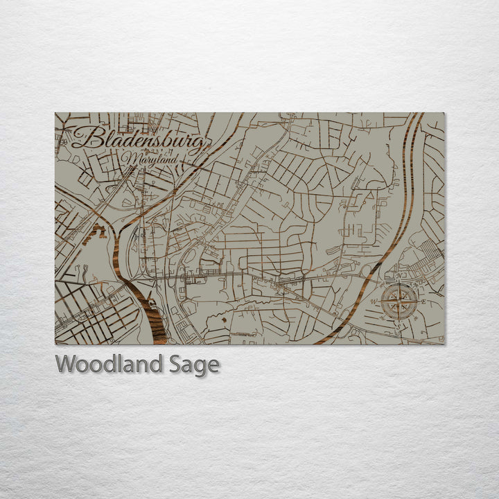 Bladensburg, Maryland Street Map