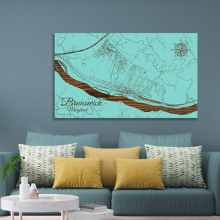 Brunswick, Maryland Street Map