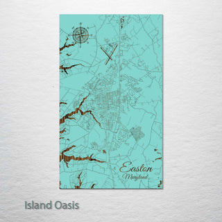 Easton, Maryland Street Map