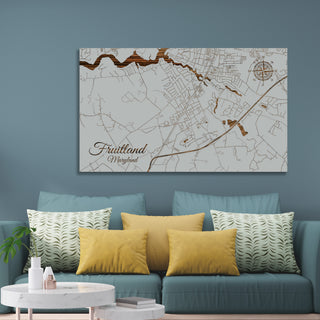 Fruitland, Maryland Street Map