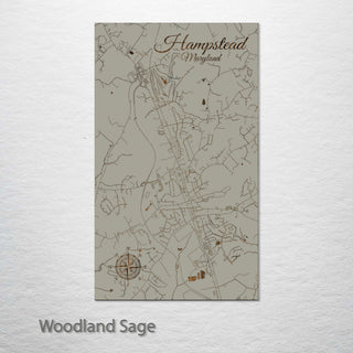 Hampstead, Maryland Street Map