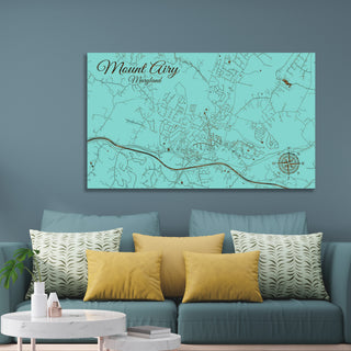Mount Airy, Maryland Street Map