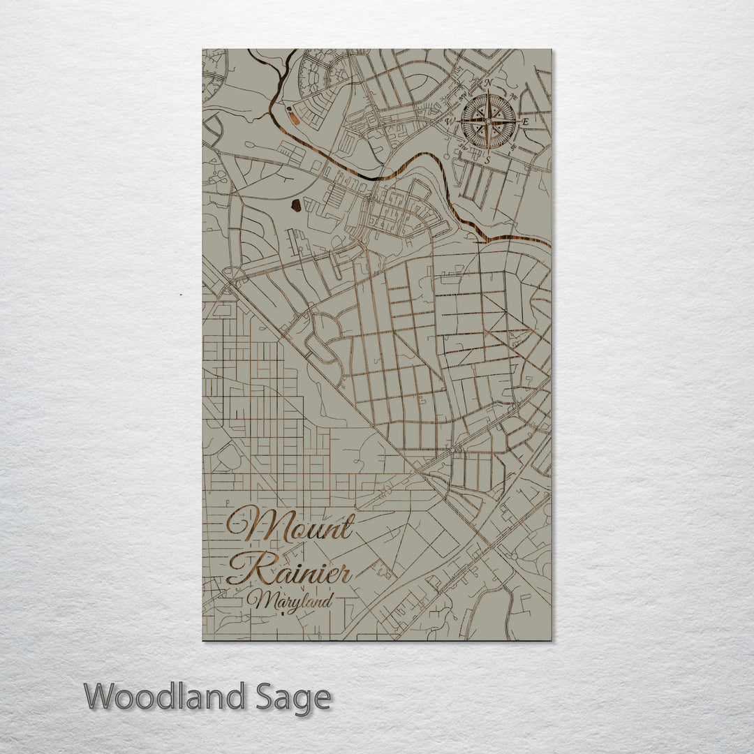 Mount Rainier, Maryland Street Map