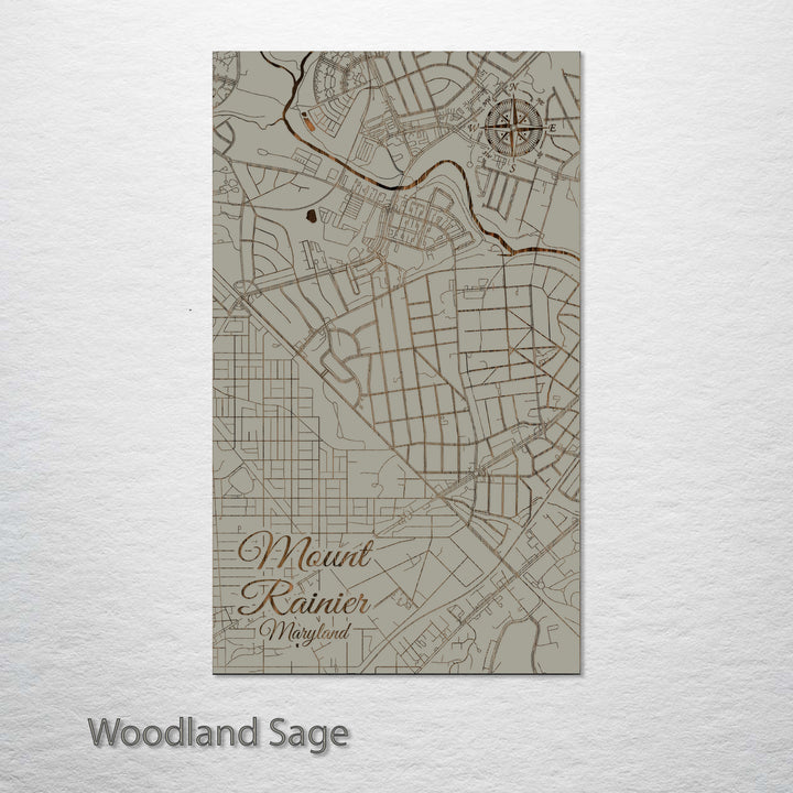 Mount Rainier, Maryland Street Map