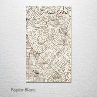Takoma Park, Maryland Street Map