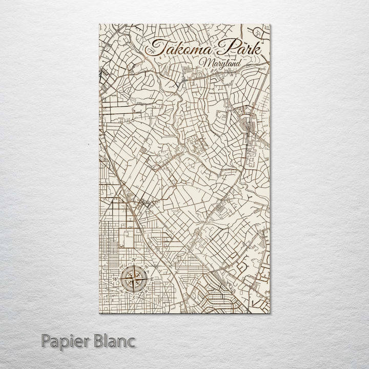 Takoma Park, Maryland Street Map