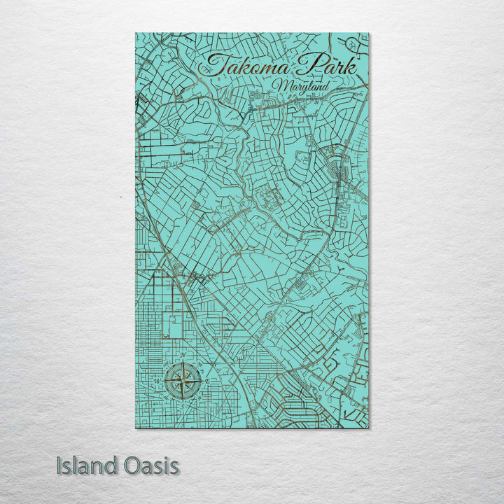 Takoma Park, Maryland Street Map