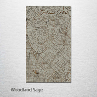 Takoma Park, Maryland Street Map