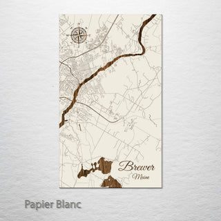 Brewer, Maine Street Map