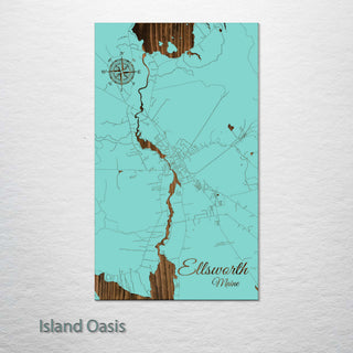 Ellsworth, Maine Street Map
