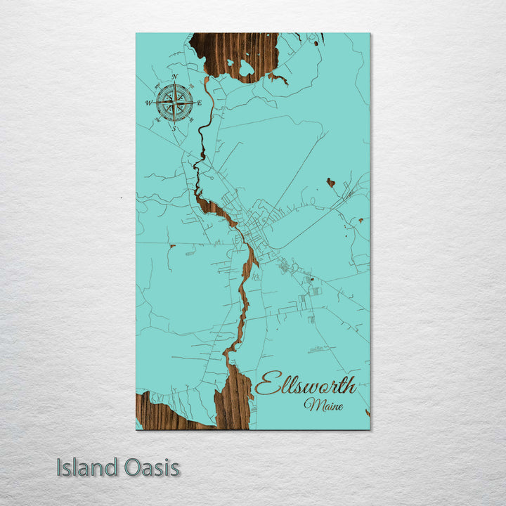 Ellsworth, Maine Street Map