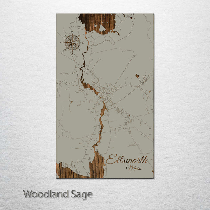 Ellsworth, Maine Street Map