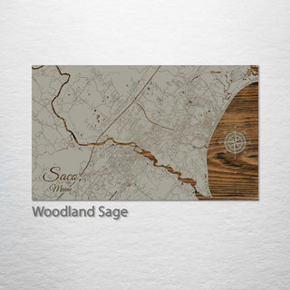 Saco, Maine Street Map
