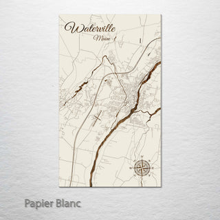 Waterville, Maine Street Map