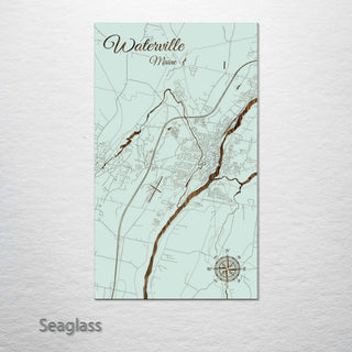 Waterville, Maine Street Map