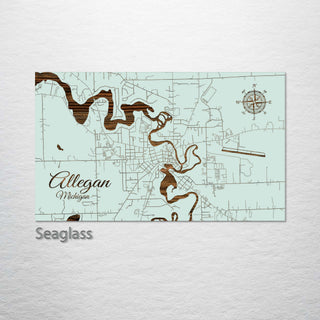 Allegan, Michigan Street Map