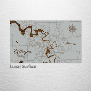 Allegan, Michigan Street Map
