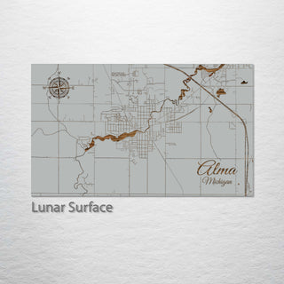 Alma, Michigan Street Map
