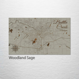 Battle Creek, Michigan Street Map