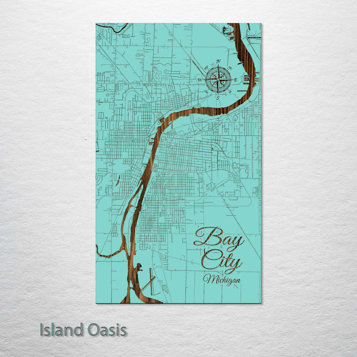 Bay City, Michigan Street Map