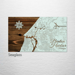 Benton Harbor, Michigan Street Map