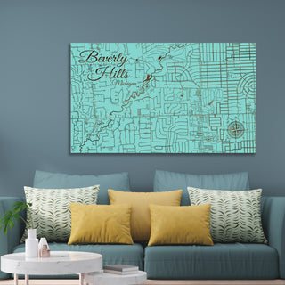 Beverly Hills, Michigan Street Map