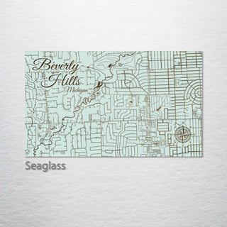 Beverly Hills, Michigan Street Map