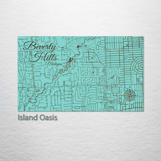 Beverly Hills, Michigan Street Map