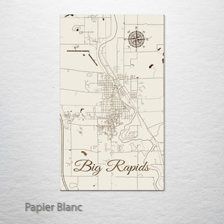 Big Rapids, Michigan Street Map