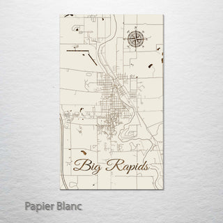 Big Rapids, Michigan Street Map