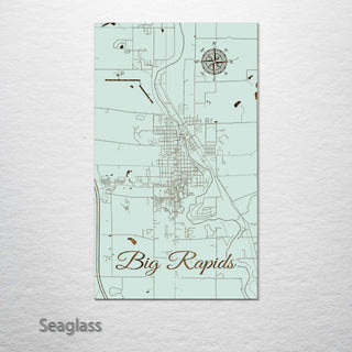 Big Rapids, Michigan Street Map