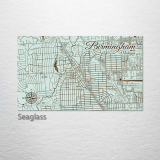 Birmingham, Michigan Street Map