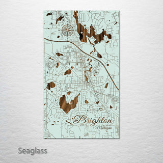Brighton, Michigan Street Map