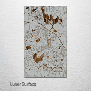 Brighton, Michigan Street Map
