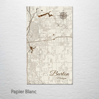 Burton, Michigan Street Map