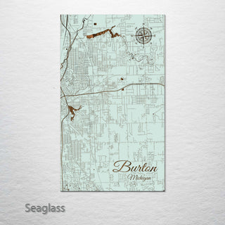 Burton, Michigan Street Map