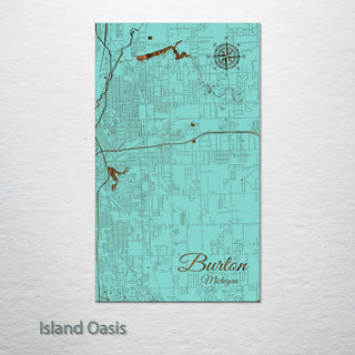 Burton, Michigan Street Map