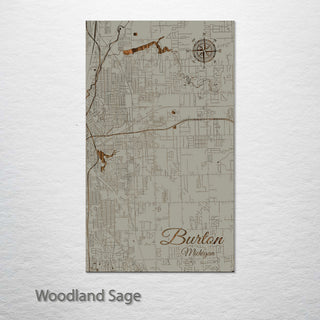 Burton, Michigan Street Map