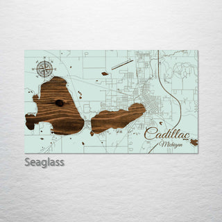 Cadillac, Michigan Street Map