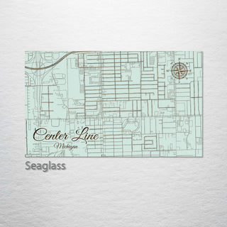 Center Line, Michigan Street Map