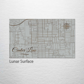 Center Line, Michigan Street Map