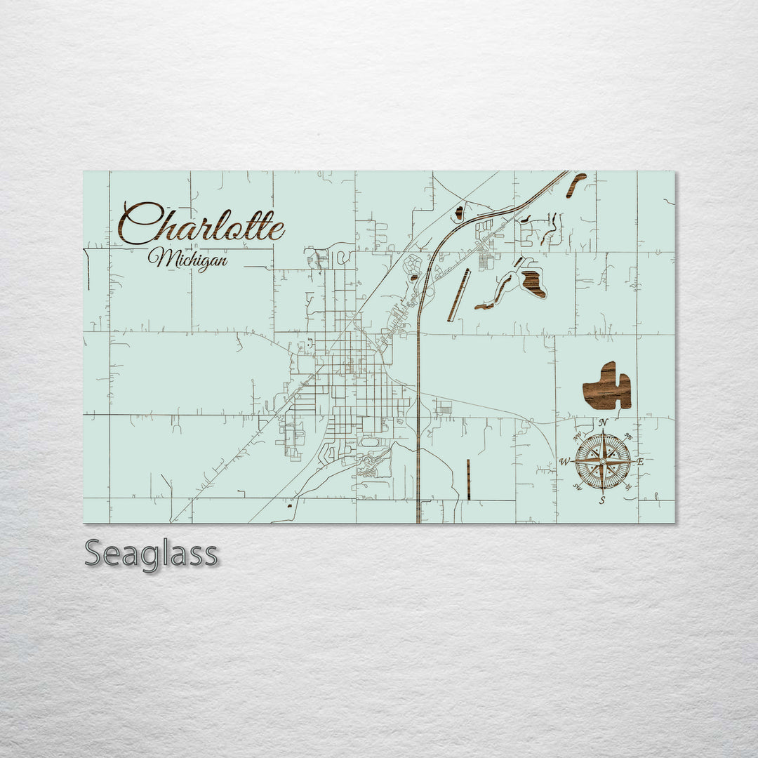 Charlotte, Michigan Street Map