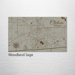 Chelsea, Michigan Street Map